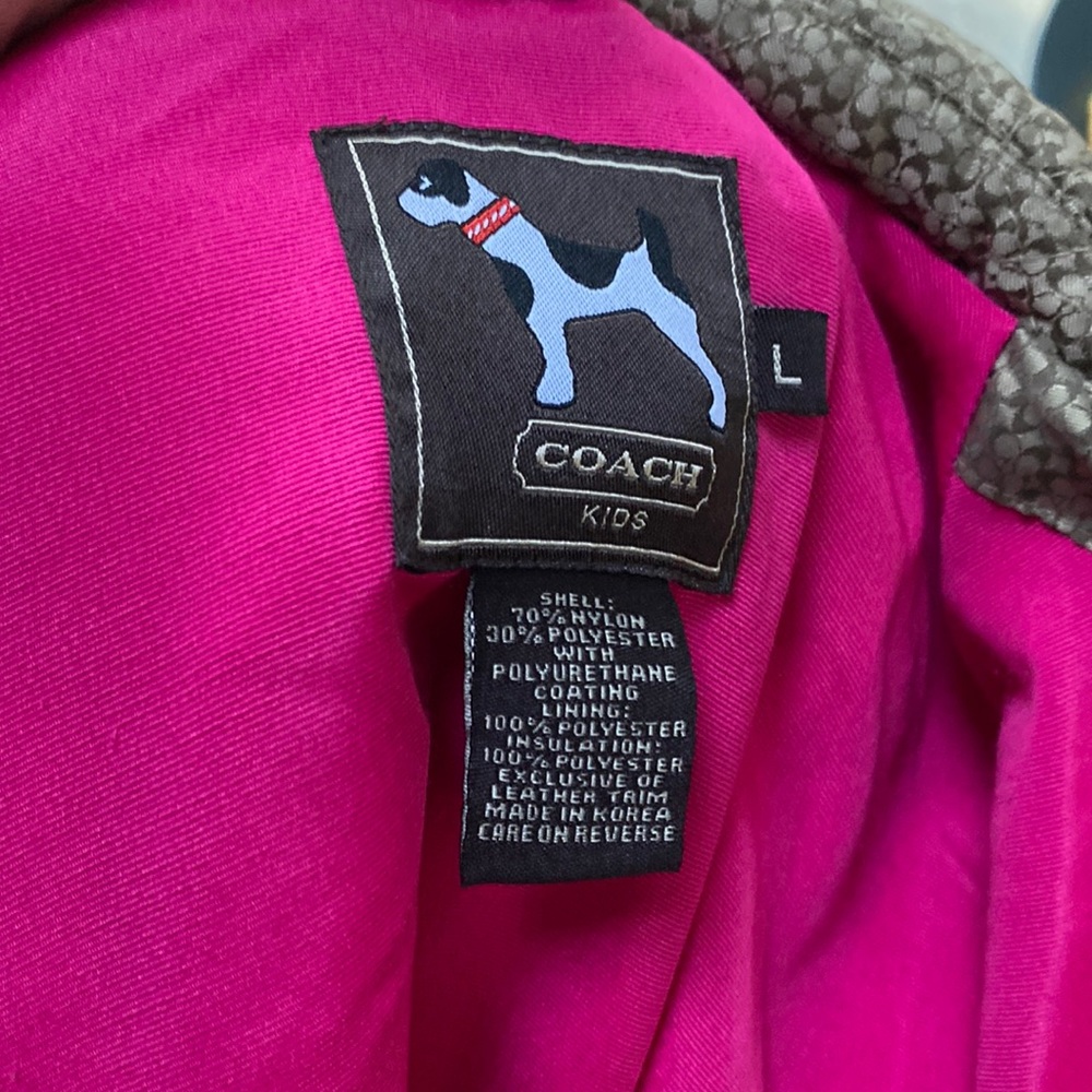 Kids Large coach jacket